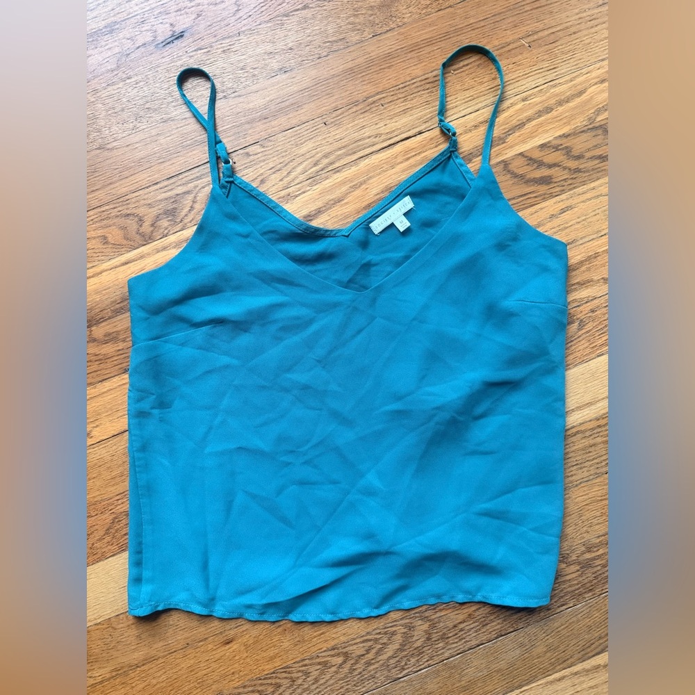 Teal Spaghetti Strap Women's Top